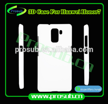3d sublimation diy blank cell phone case cover skin for SFP- huawei honor 7