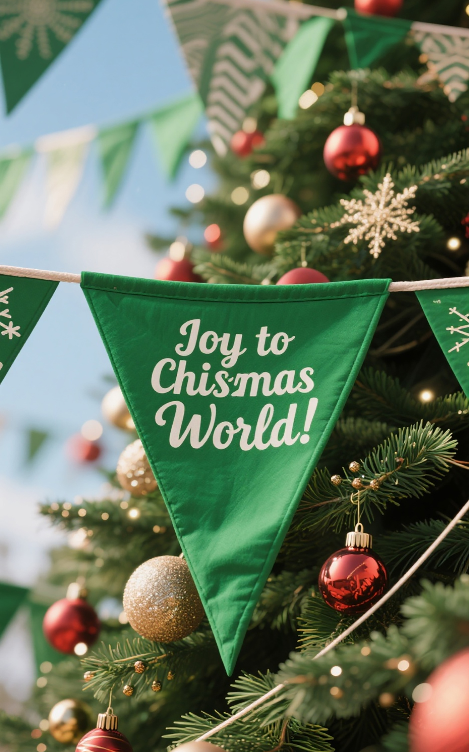Bandera de jardín de feliz navidad