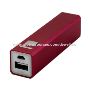 Promotion item for Christmas, 2,000/2,500/2,600mAh metal case power bank, multicolor, slim sizeNew