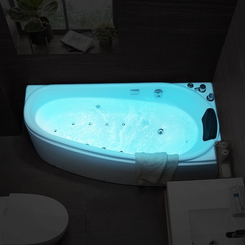 Mini formato di vasca da bagno in acrilico autoportante di lusso
