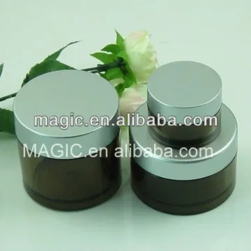 Plating Cap Clear Round Cosmetic PETG Jar