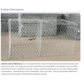 hot dipped galvanized gabion mesh