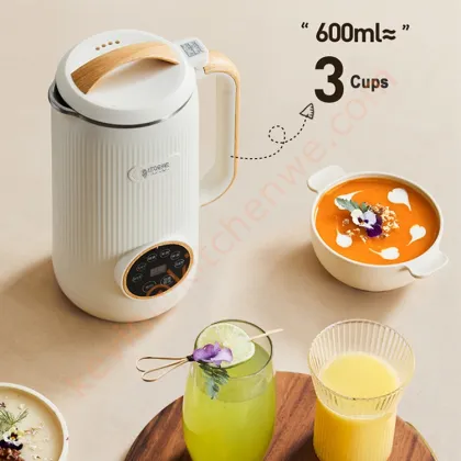 2-in-1 Automatic Juicer Machine: Multifunctional Electric Mini Blender for Almond and Soy Bean Milk