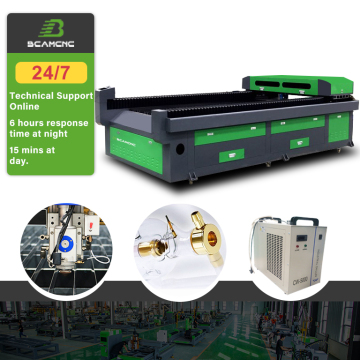 High-Power CO2 Laser Cutting Machine for Metal and Acrylic - 300W, 1325, 1530, 2030 Sizes
