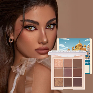 Korean Vegan Glitter Eyeshadow Palette - Wholesale Multichrome Matte Makeup for Women Private Label