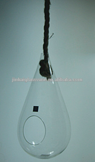 transparent big teardrop hanging ball
