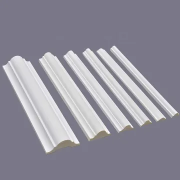 White Primer PU Mouldings for Interior Wall Panels