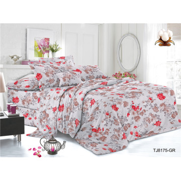 Low Cost Home Polyester Printed Floral Bedding Sheets