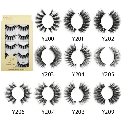 Private Label Black Mink Full Strip Lashes