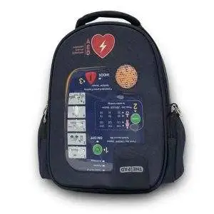 Portable Automated External Defibrillator for Public First Aid Cardiac AED Device for Medical Emergency