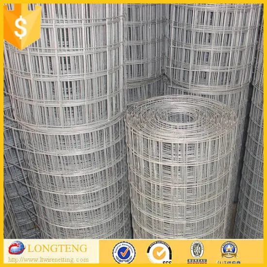 buy 5x5 galvanized welded iron wire mesh for fencing net