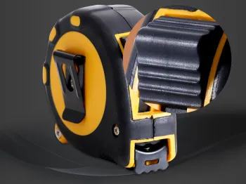 ABS case TPR cover rubber coated measuring tape