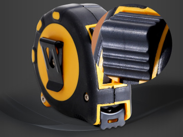 ABS case TPR cover rubber coated measuring tape