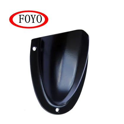 FOYO Marine Hardware Large Black Coated Marine Stainless Steel Midget Wire Vent Cover Clam Shell