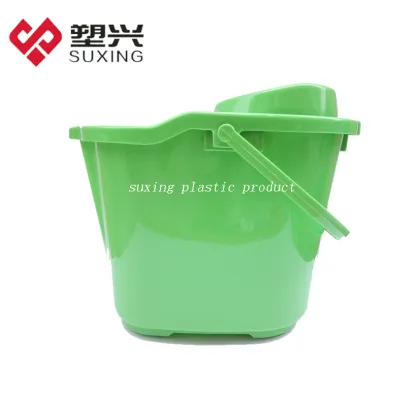 South American plastic mop bucket