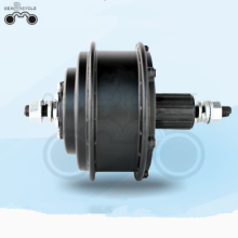 Electric disc brake cassette bicycle motor