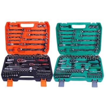 Kit Alat Pembaikan Manual 82-Piece yang komprehensif untuk kereta, motosikal, dan basikal