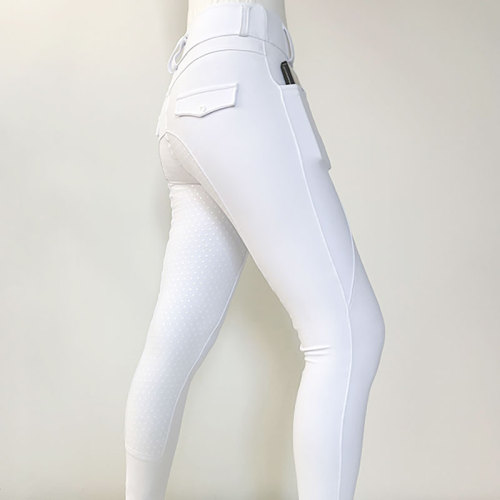 Popular Senior White Ladies Equestrian Breeches