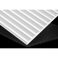 Weather resistant striped acrylic sheet