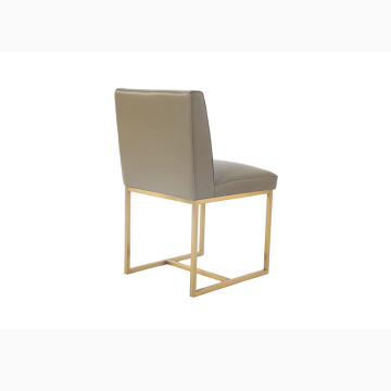 Silla de comedor de cuero de Emery moderna