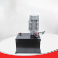 AC single-acting hydraulic system with manual power unit