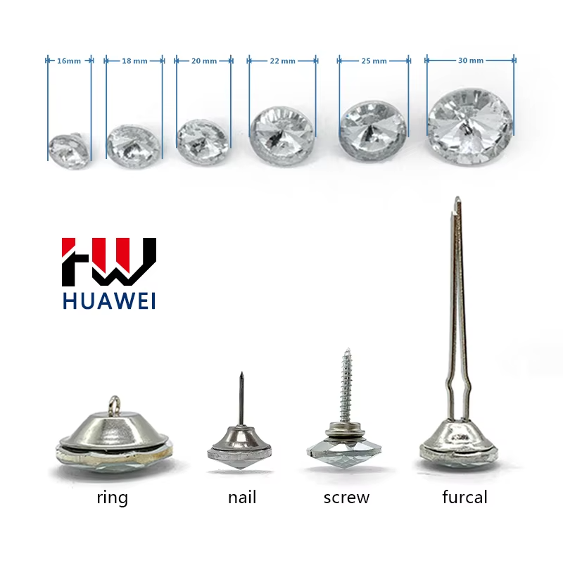 crystal button