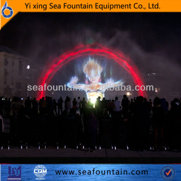 dancing musical digital water curtain fountain digital spray nozzle