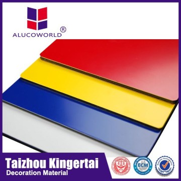 Alucoworld knocking resisitant pvdf coated exterior wall cladding plastic acp
