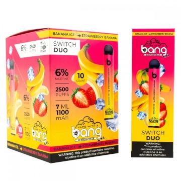 Bang Switch Duo descartável por atacado 2500 Puffs