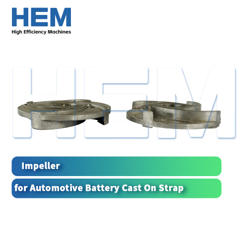 Impeller for Automotive Battery Cast On Strap