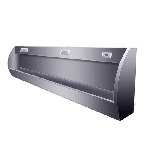 An Wand montierter Edelstahl Urinal
