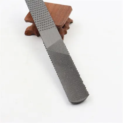 4 IN 1 Mini set Tools DIY Alloy Square Flat Half Round Filling Needle Woodworking Wood Carving Files Rasp Wooden