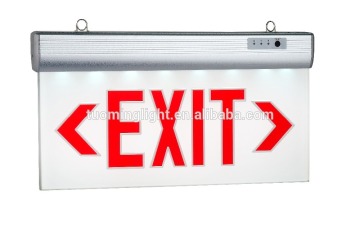 double sides aluminium heads led exit sign light