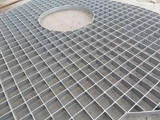 Plug-in steel grating