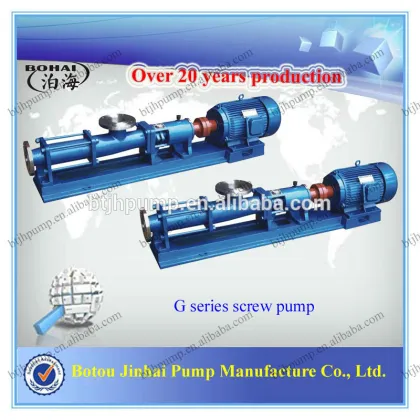 screw pumps G series mono progressing pump Made in China