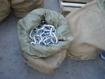 zinc coated welded medium iron chain for sale