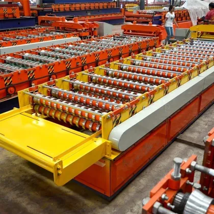 oem professional cnc metal profiles waved panl roll hongyuan rool forming machine equipment