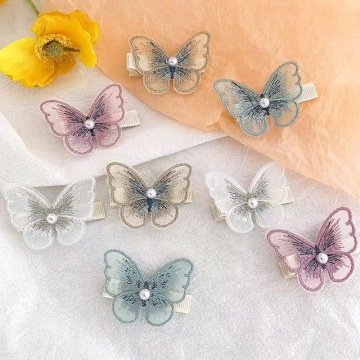 Cute Colorful Butterfly Hair Clips for Girls
