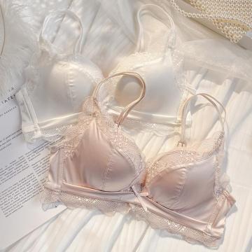 New Hot Sale Silk Women's Bra: Pure Silk Underwear with Low MOQ and Seductive Design