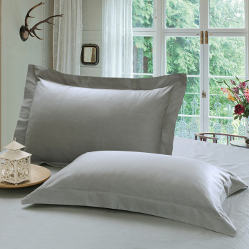 Plain solid color pillowcase dark gray