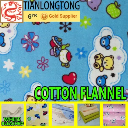 printing flannel cotton flannel fabric