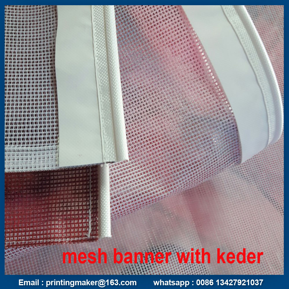 mesh banner with keder
