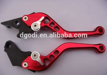 oem cnc machining red anodized aluminum motorcycle clutch brake lever