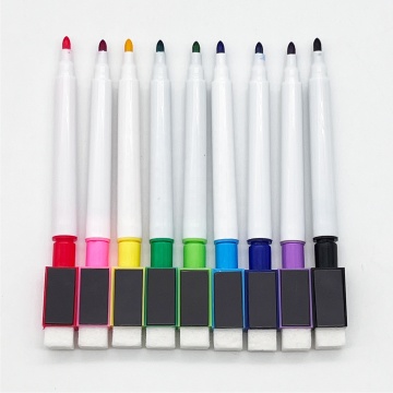 Customized Non-Toxic Fine Tip Magnetic Dry Erase Whiteboard Pen Set with Eraser for Kids