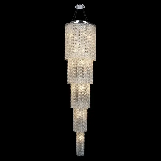 French Light Luxury Square Tassel Hanging Lamp
