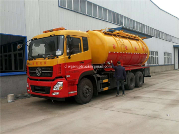 Heavy duty sewer cleaning vacuum suction truck