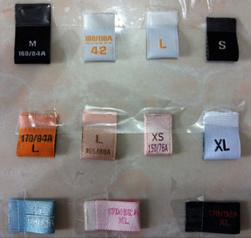Small Sizeing Woven Labels