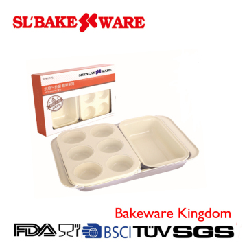 3PCS Baking Sets Carbon Steel Nonstick Bakeware (SL BAKEWARE)