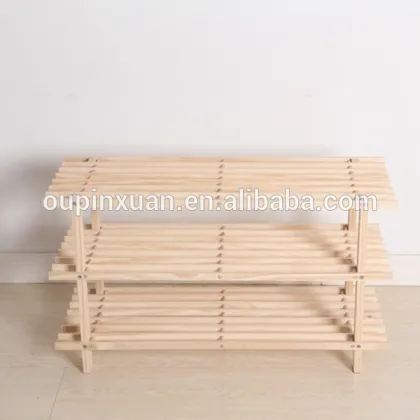 Hot selling multi-function product for 2015, creative designs bamboo jordan shoe display racks