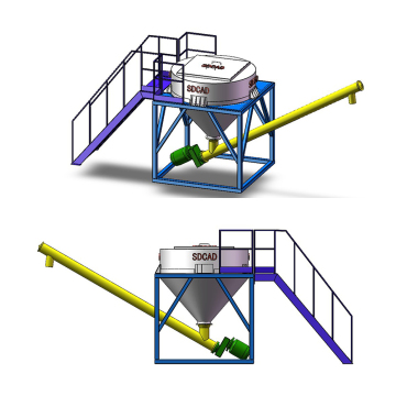 SDCAD Sealing Performance Unpacking Machine: Efficient Bulk Bag Unloading Station for 1000kg Bags